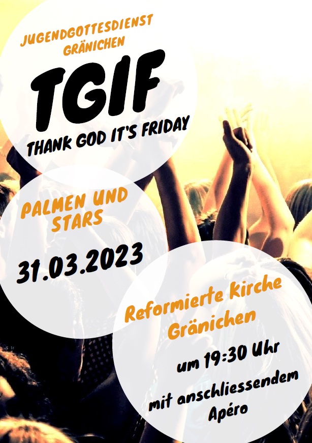 Flyer TGIF 31.03.2023