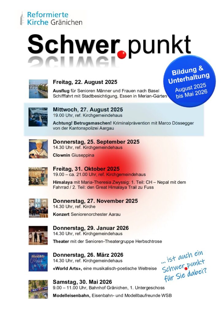 Schwerpunkt Jahresprogramm 2025 2026