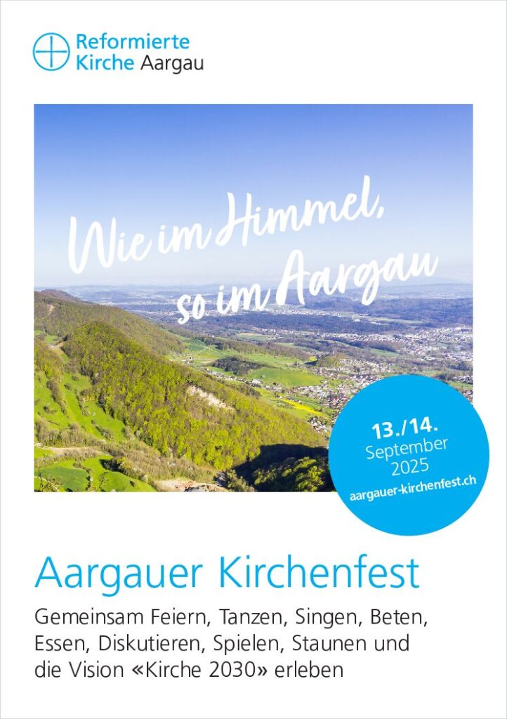 Ref AG Aargauer Kirchenfest Flyer 2025