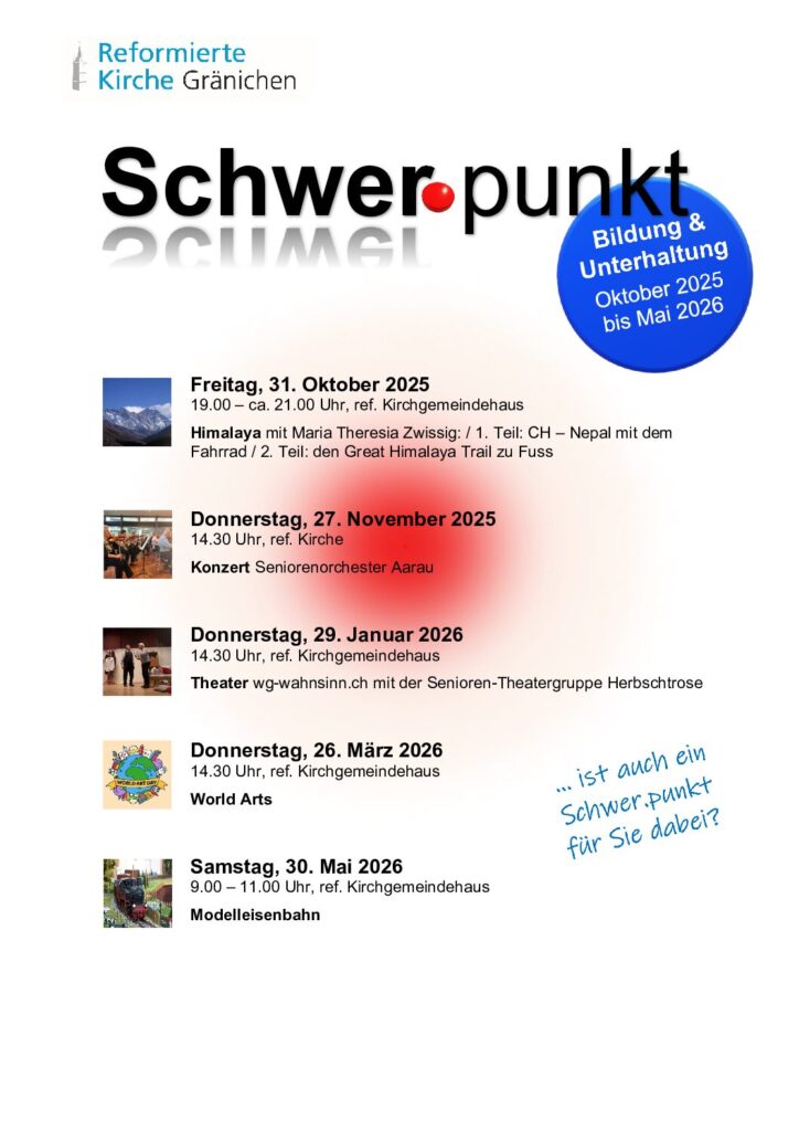 Schwerpunkt Jahresprogramm 2025 2026 Stand Okt25