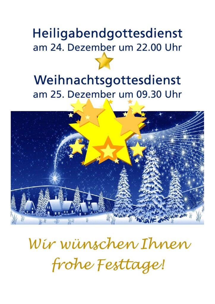 Frohe Weihnachten