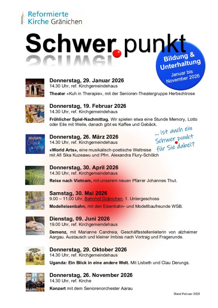 Schwerpunkt Jahresprogramm 2026 StandFeb26