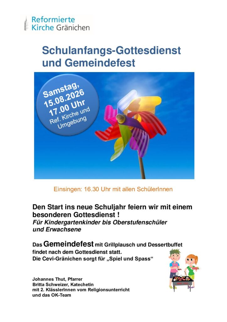 20260815 Schulbeginn GD Einladung Flyer