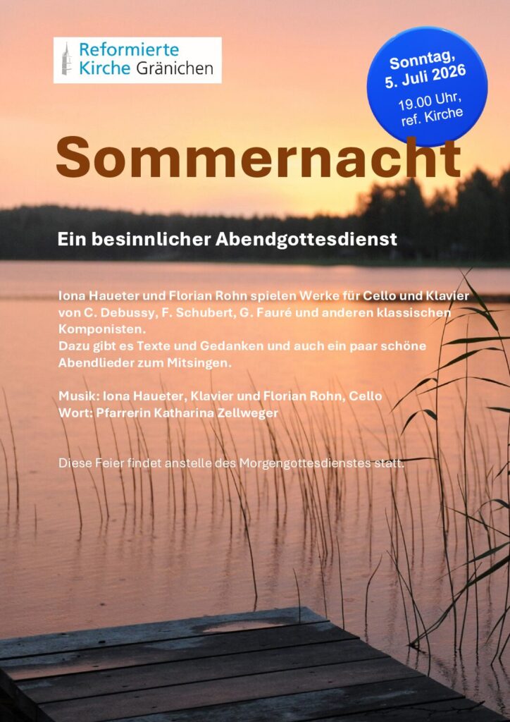 Abendgottesdienst Sommernacht Juli 2026