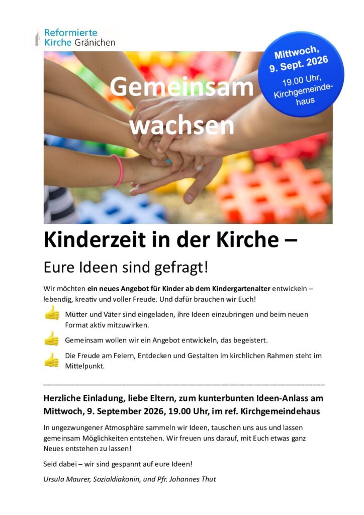 Kinderzeit In Der Kirche