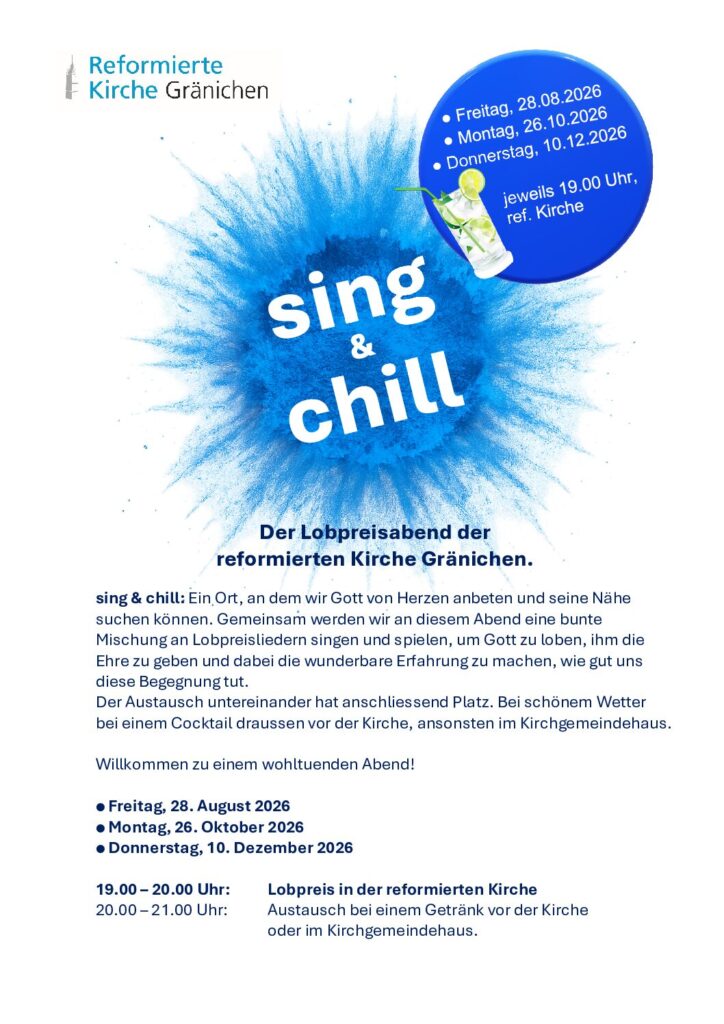 Sing&chill 2026 Aug Dez