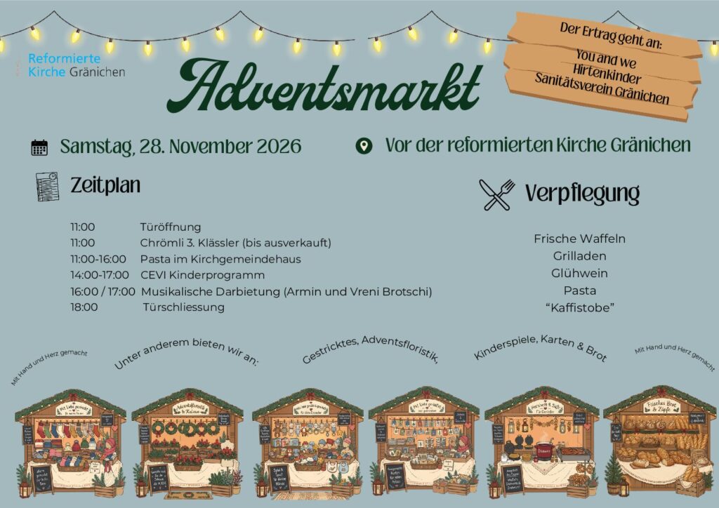 Flyer Adventsmarkt 2026 Neu